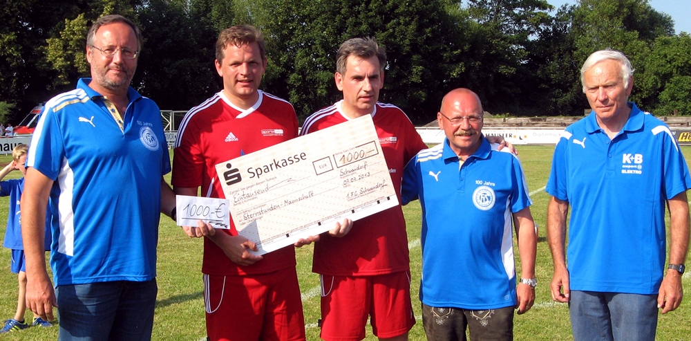 FC Schwandorf Scheck