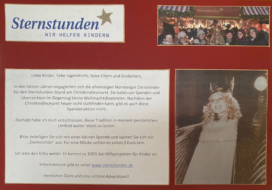 Sterneverkauf Michaela Tröger / Nürnberger Christkind