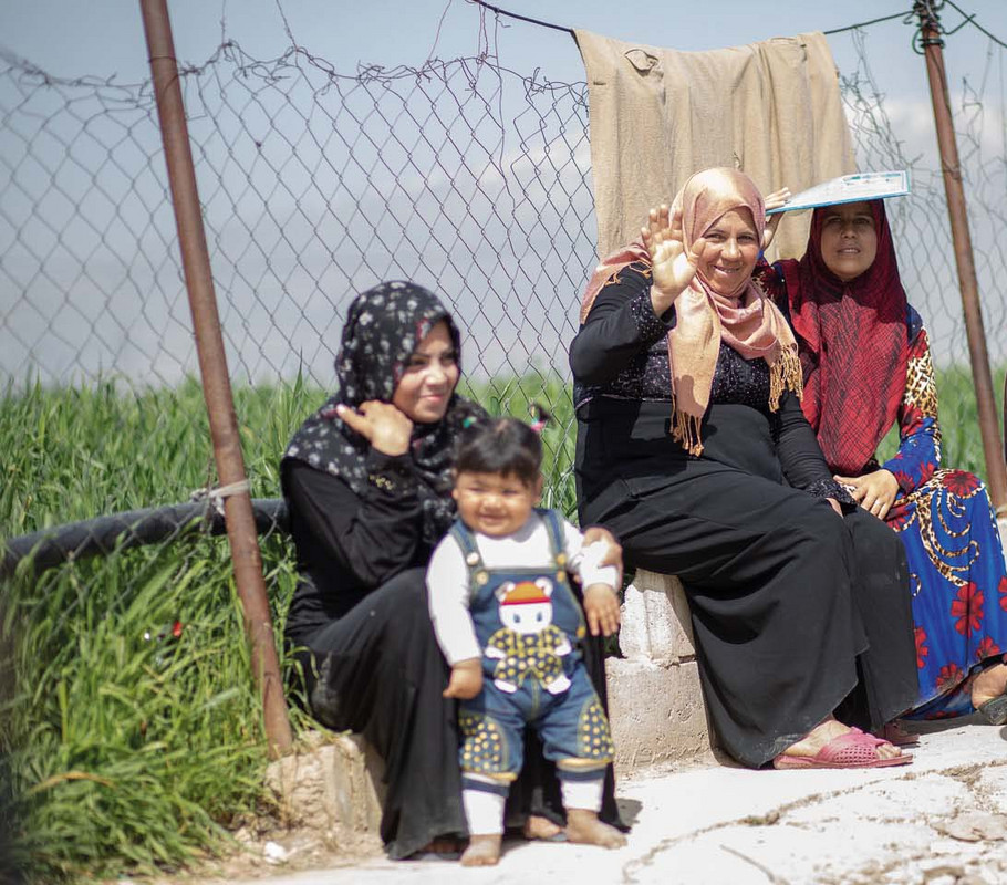 Witwen in den Flüchtlingscamps