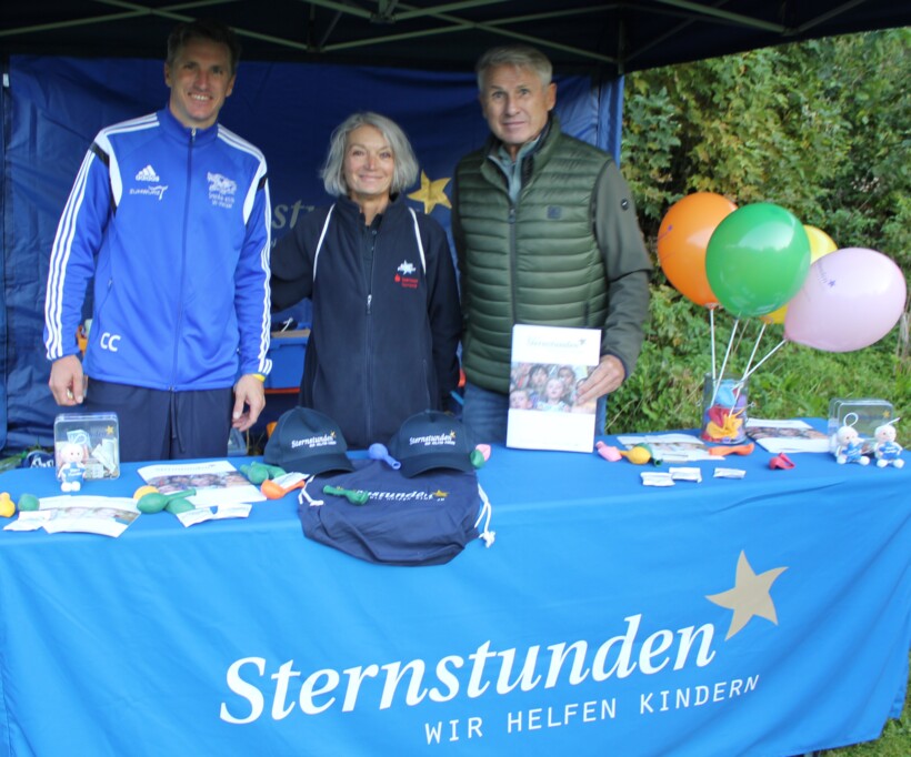 Gaby Zenger mit Alfred und Tobias Schweinsteiger