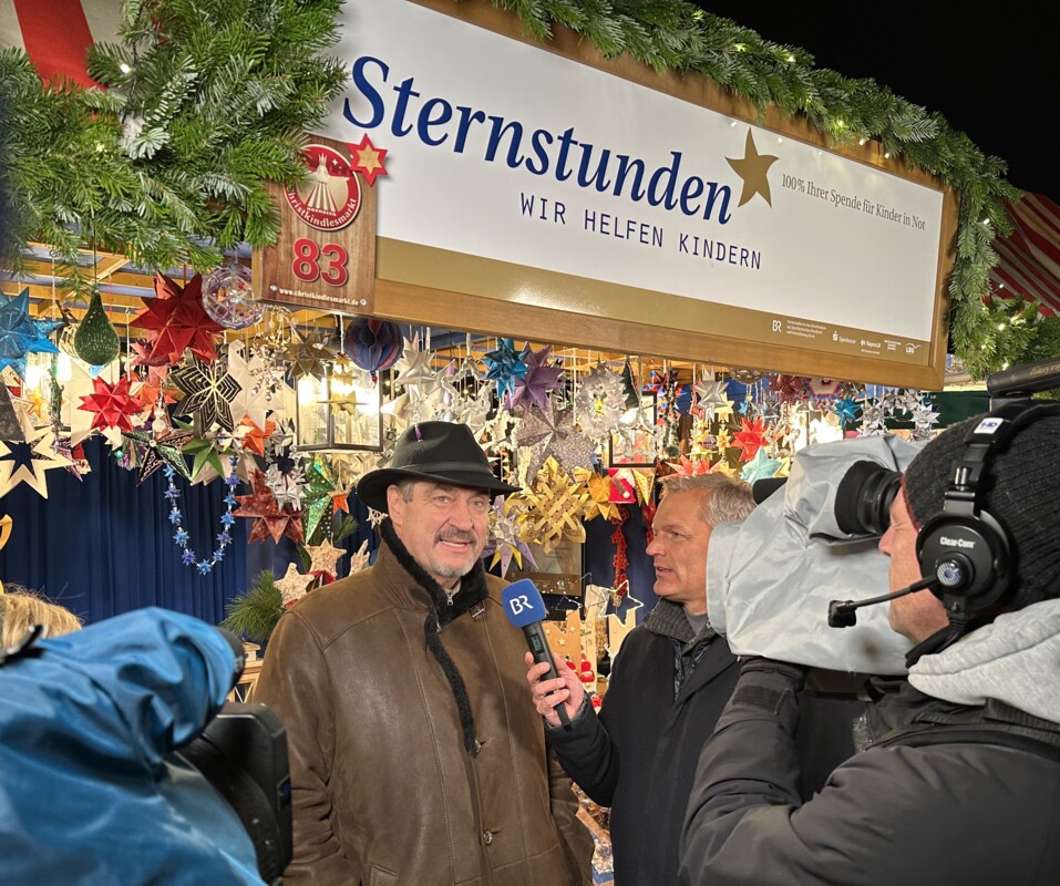 Markus Söder Christkindlesmarkt