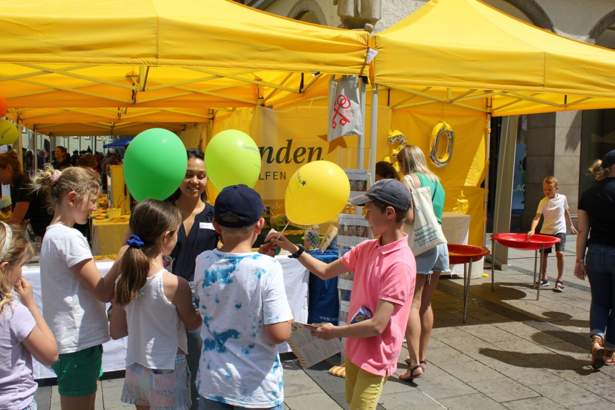 Action am Stand, Luftballons