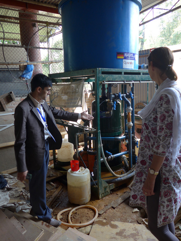 Projektbesuch Nepal 2016 Hermeler Lüddeckens Bhaktapur Shiddi Memorial Hospital Trinkwasseraufbereitungsanlage