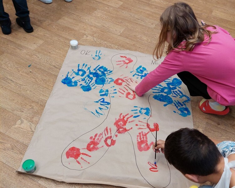 Sexualpädagogischer Workshop in Kindern in der Anlaufstelle „Vsudybyl“