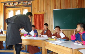 Kinder lernen im Wangsel Institute