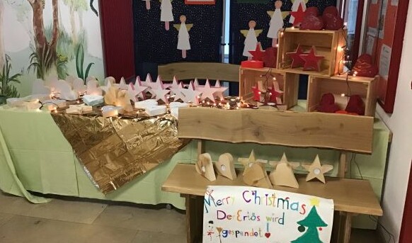 Sterneverkauf in der Grundschule Wettstetten