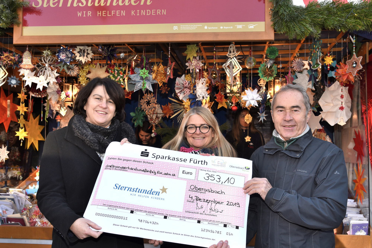 Christkindlesmarkt Nürnberg 2019, Oberbügermeisterin Oberasbach Birgit Huber, Josef Wegele und Sabine Krombholz (m.)