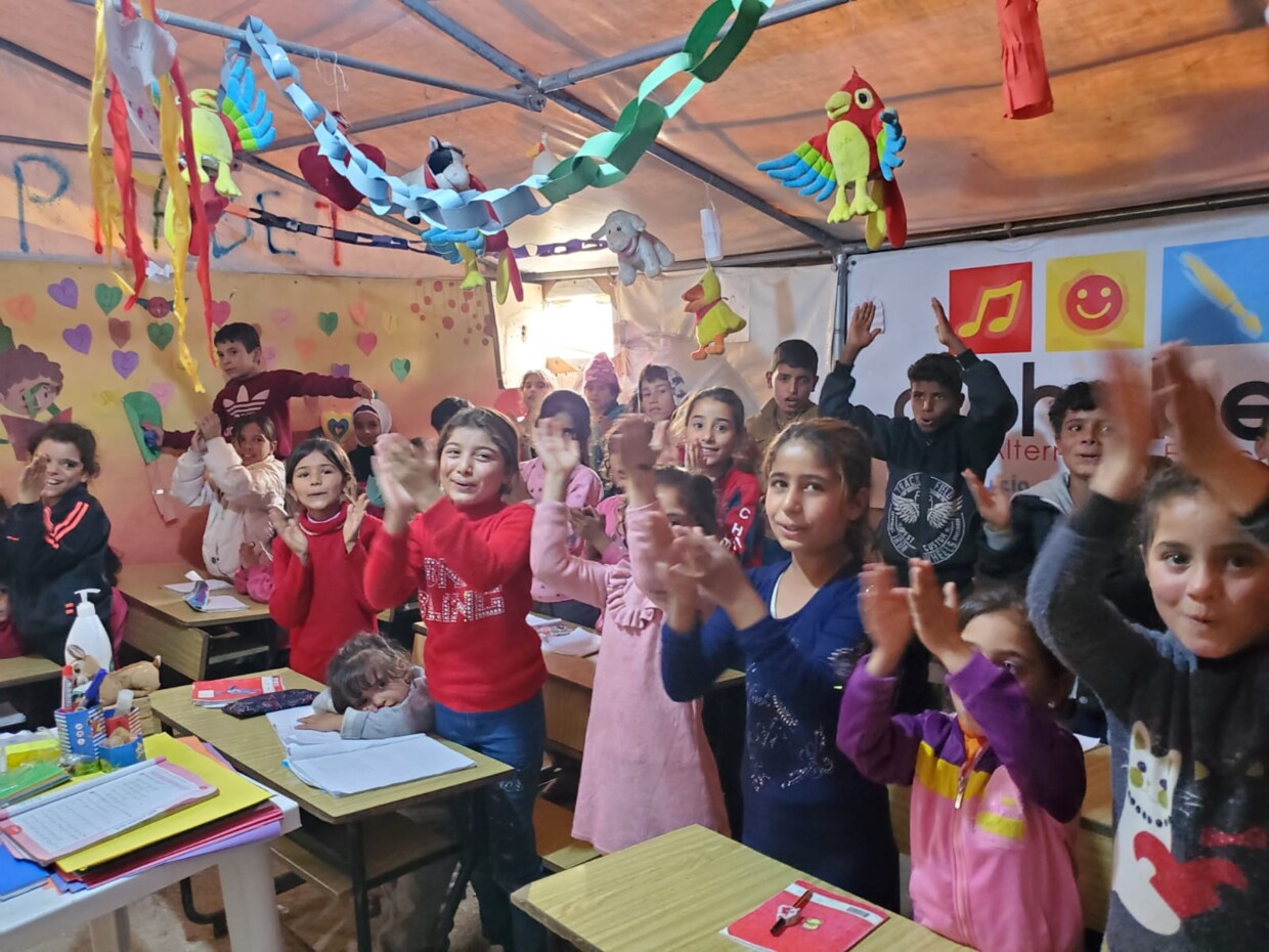 Klassenzimmer Zeltschule