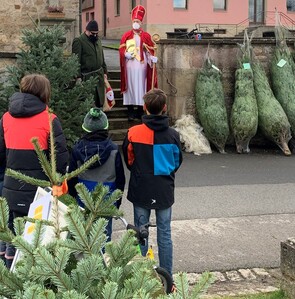 Christbaumverkauf der Gemeinde Burglauer