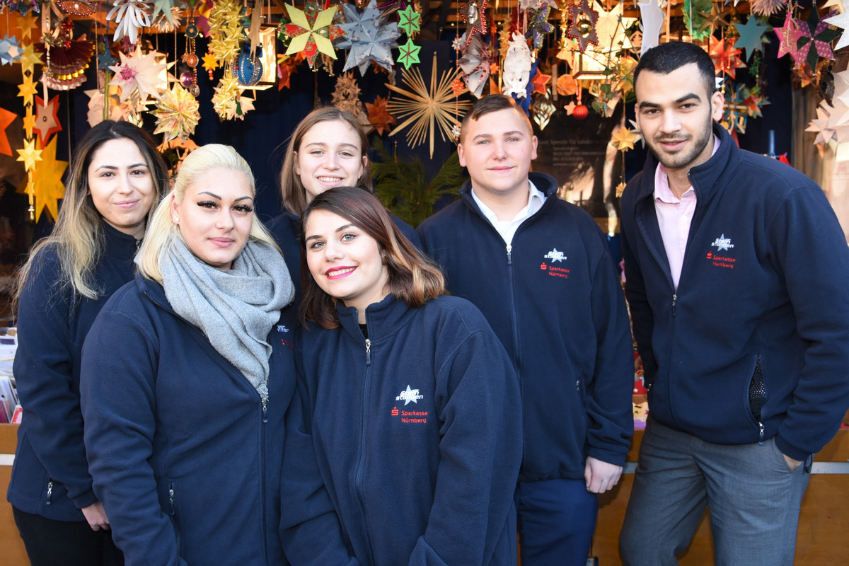 Christkindlesmarkt Nürnberg 2019, Team der Sparkasse Nürnberg