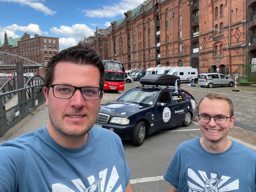 Team Mitterteich: Andreas Gärtner und Fabian Weinberger