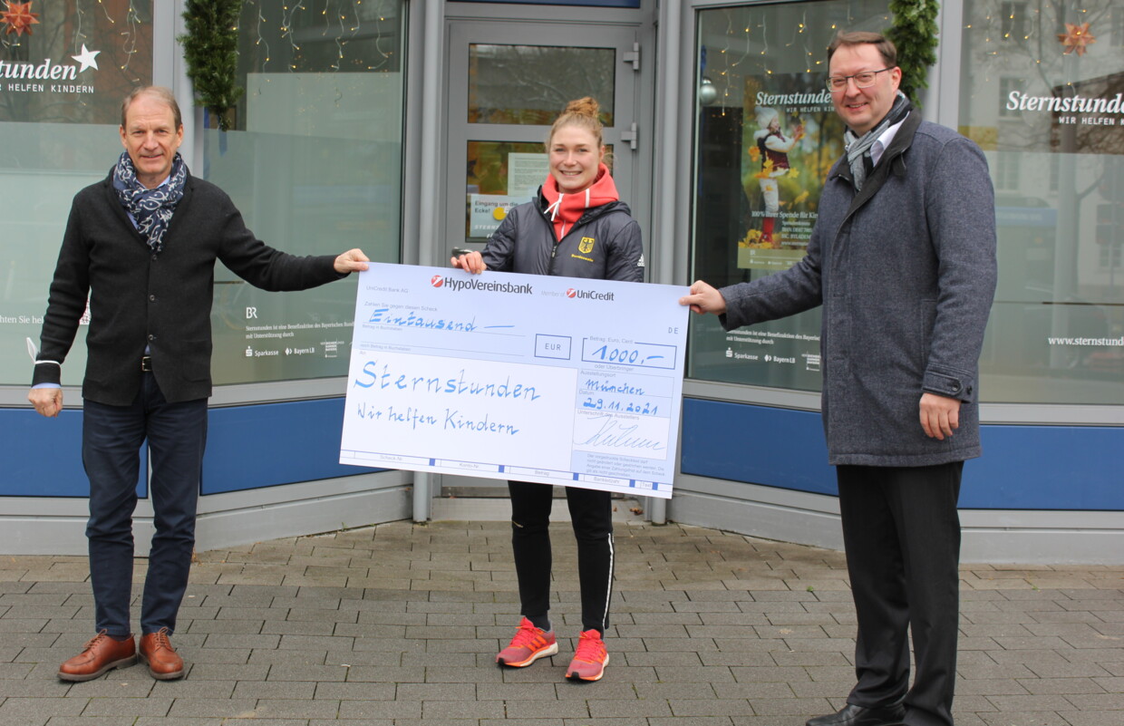 Scheckübergabe 1.000 Euro vom BSSB Bayerischer Sportschützenbund