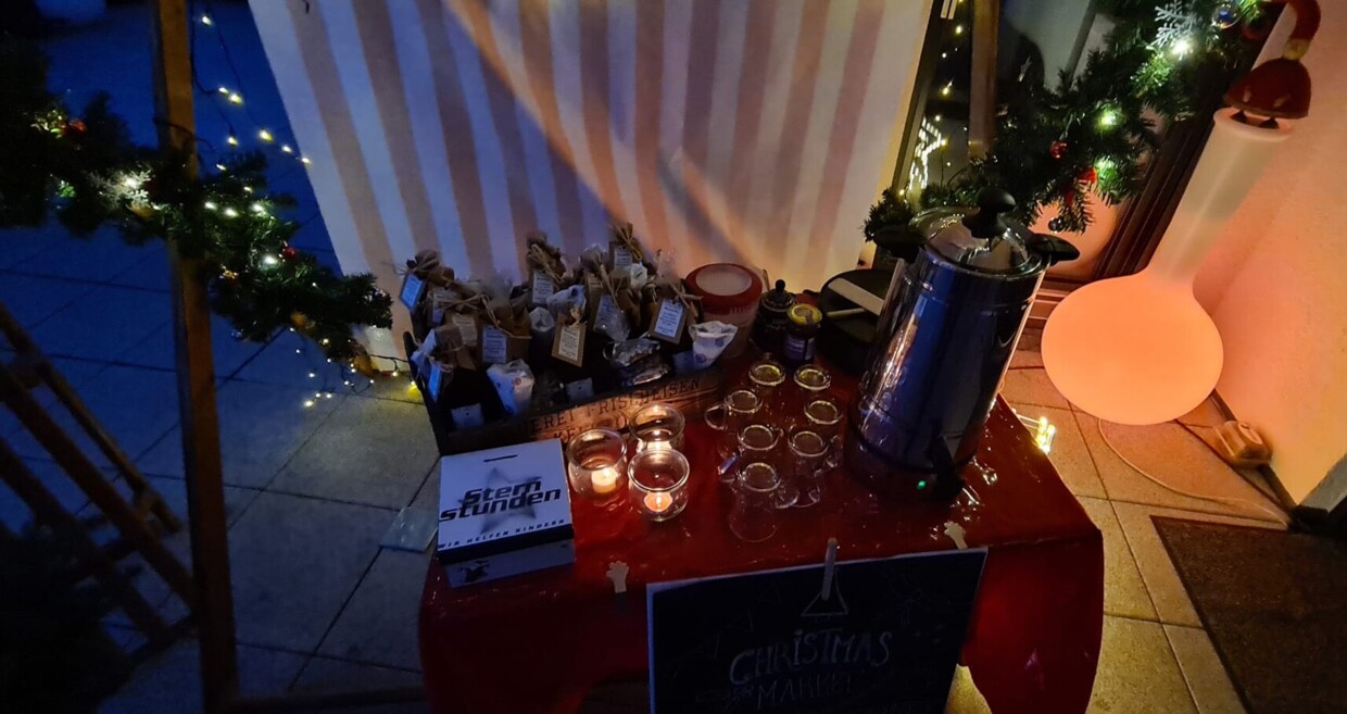 Weihnachtsmarktes auf der Dachterrasse Fürth 2021